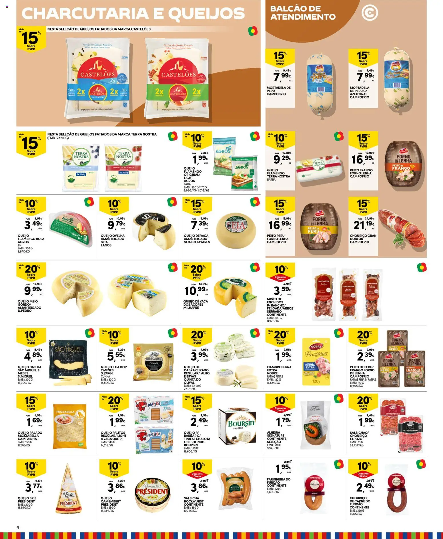 Continente Madeira │ válido de 04.11.2025 | Página: 4 | Produtos: Forno, Peito de frango, Campainha, Salsicha