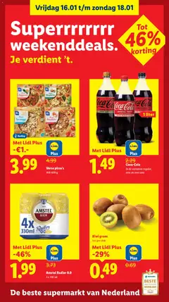 Kiwi groen, Kiwi groen Los per stuk - Voorbeeld van een folder van Lidl, geldig van 12.01.2026 | Pagina: 37
