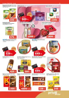 PRIVÁT - Aktuális szórólap MAX - amely érvényes a következő dátumtól: 05.02.2026 | Oldal: 5 | Termékek: Nescafé, Csemegekukorica, Bor, Instant kávé