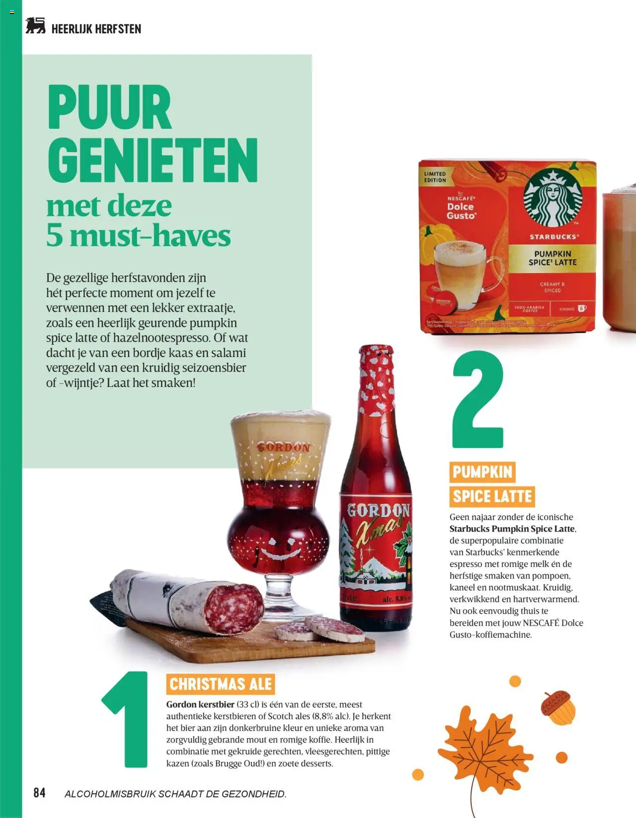 {H1} | Pagina: 84 | Producten: Nescafe, Melk, Kaas, Salami