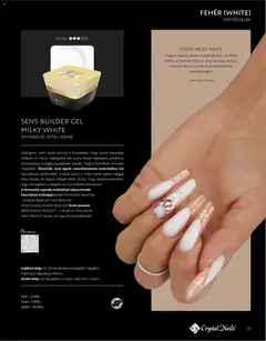 Crystal Nails 2026/27 Nagykatalógus - amely érvényes a következő dátumtól: 09.03.2026 | Oldal: 23 | Termékek: Videó, Lámpa, Ecset