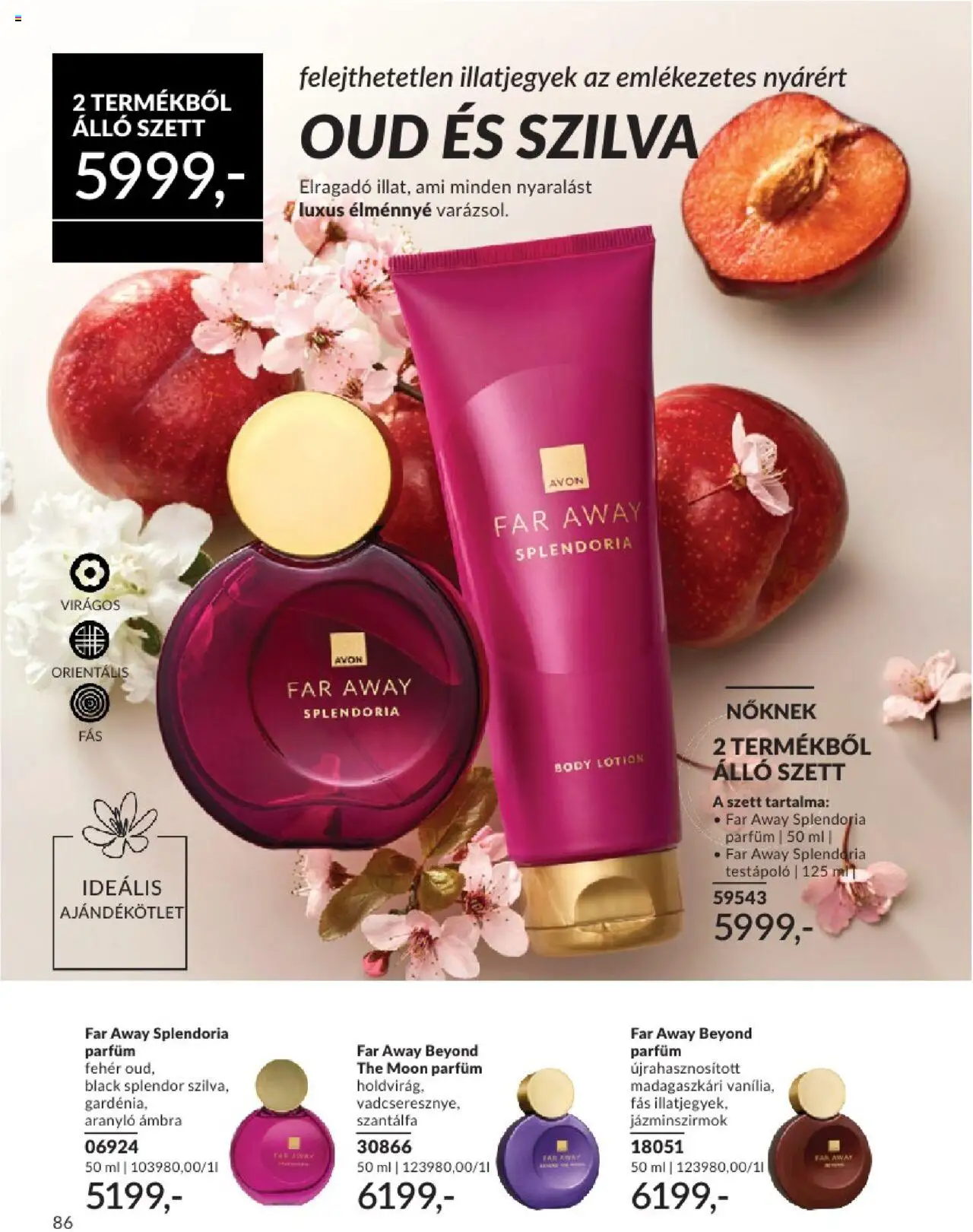 Avon akciós ujság - amely érvényes a következő dátumtól: 01.08.2025 | Oldal: 86