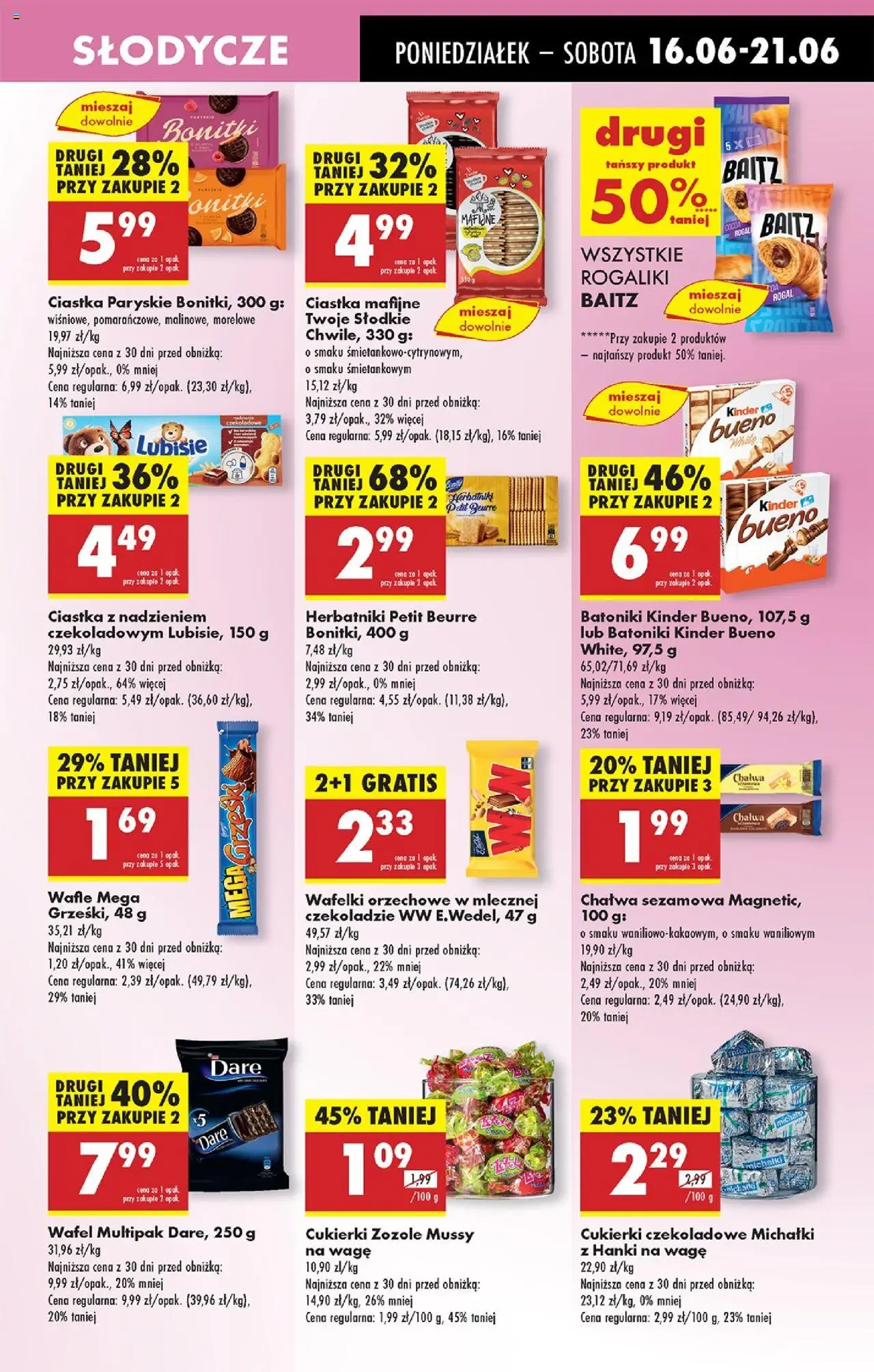 Biedronka gazetka od 16.06.2025 | Strona: 53 | Produkty: Żelazo, Płatki śniadaniowe, Baton, Płatki