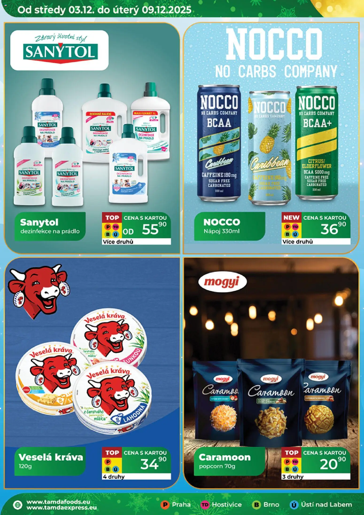 Tamda Foods leták od 03.12.2025 | Strana: 22 | Produkty: BCAA, Dezinfekce na prádlo, Popcorn, Sanytol