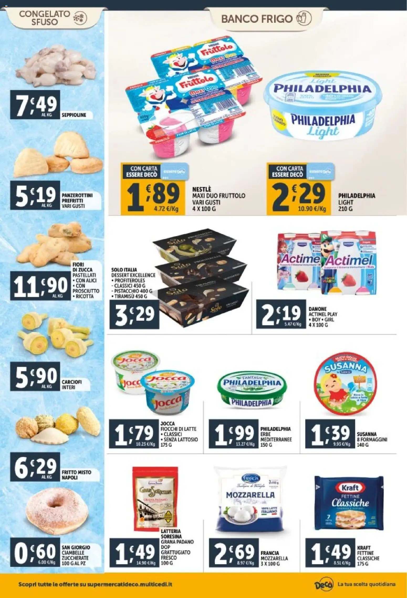 Volantino Decò del 29.12.2025 | Pagina: 10 | Prodotti: Fiocchi, Mozzarella, Carciofi, Ricotta