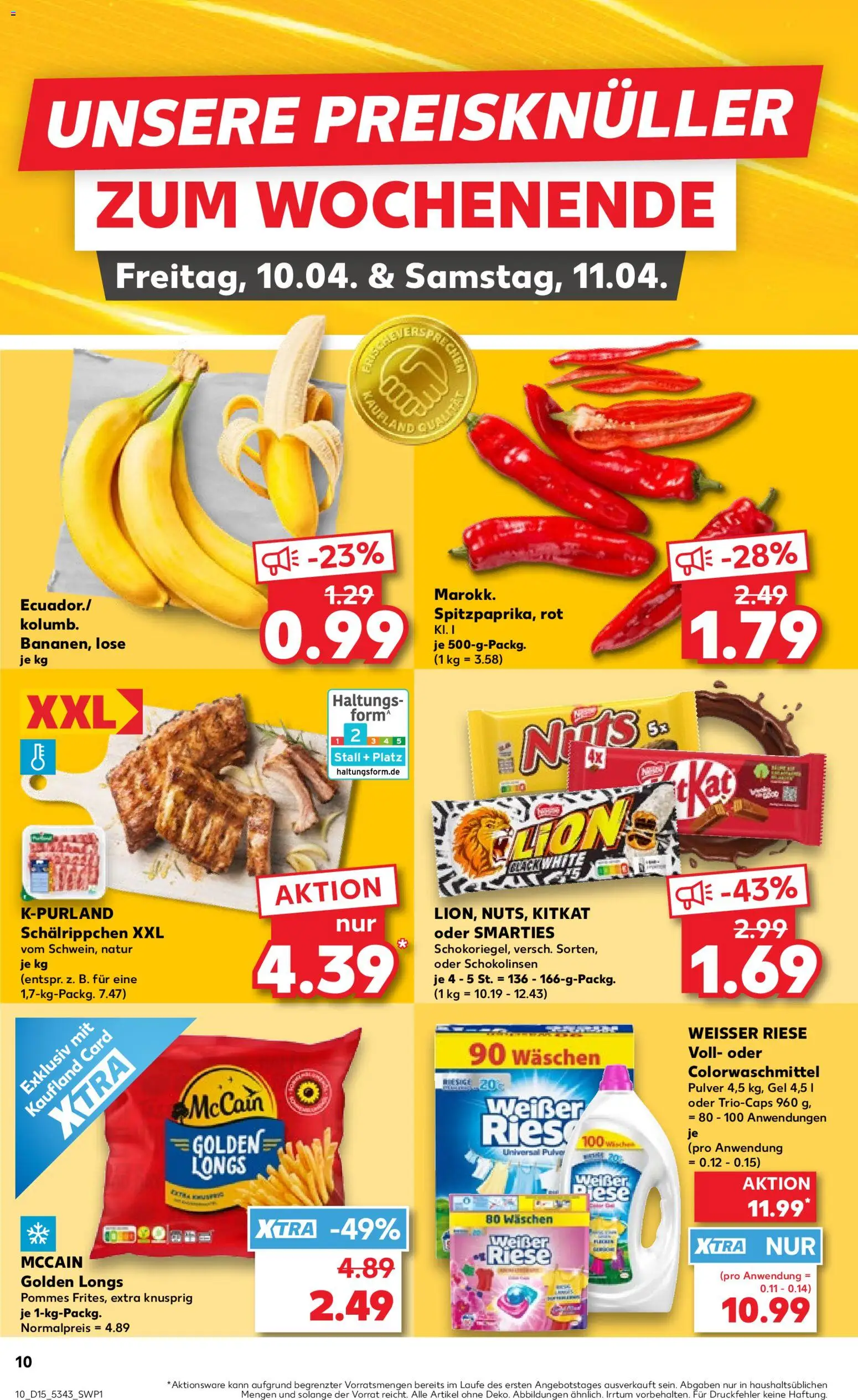 Kaufland Německo leták od 09.04.2026 | Strana: 10 | Produkty: Forma