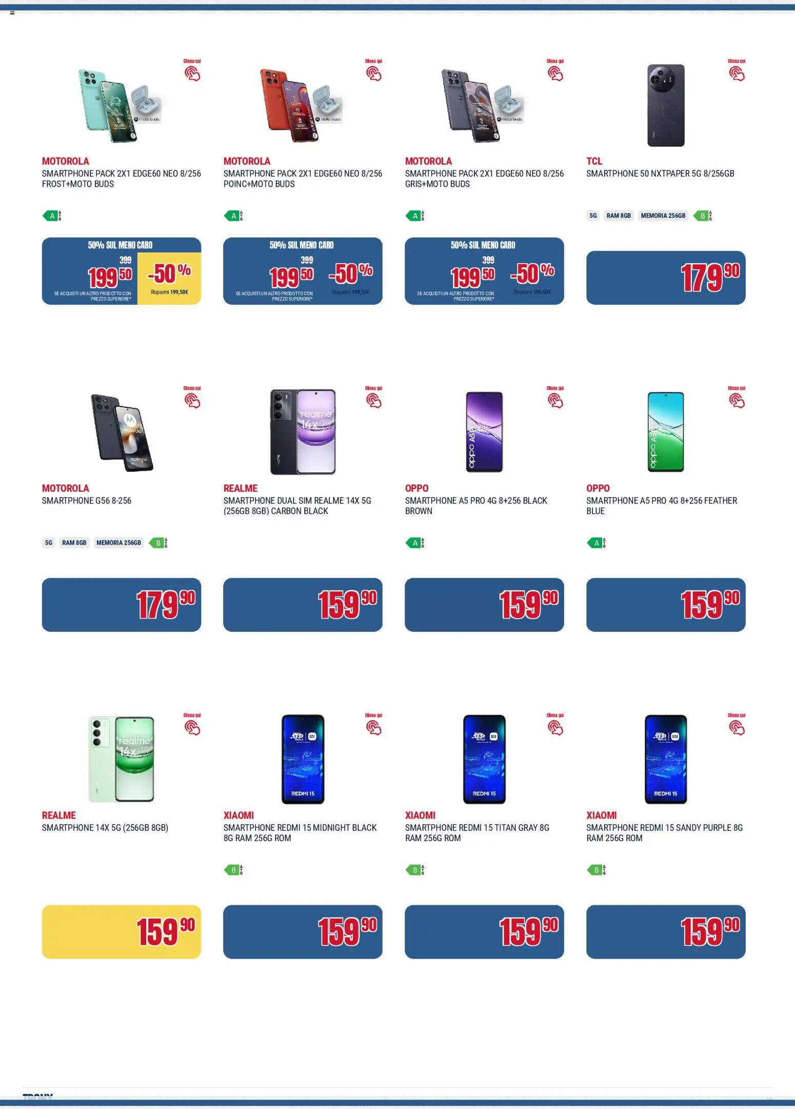 Volantino Trony del 04.12.2025 | Pagina: 10 | Prodotti: Xiaomi, Smartphone