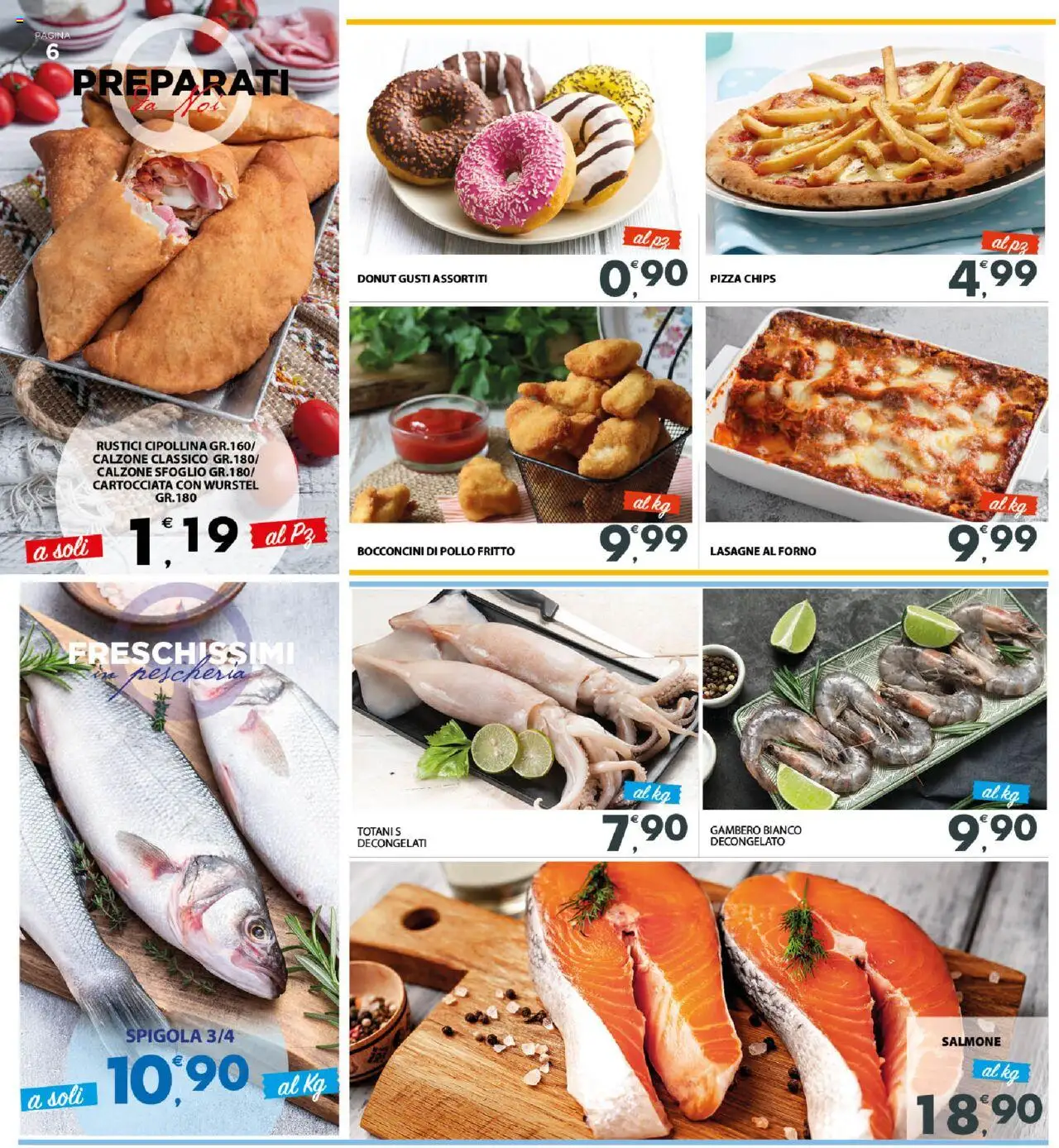 Volantino Eurospar del 20.10.2025 | Pagina: 8 | Prodotti: Salmone, Wurstel, Forno, Rustici