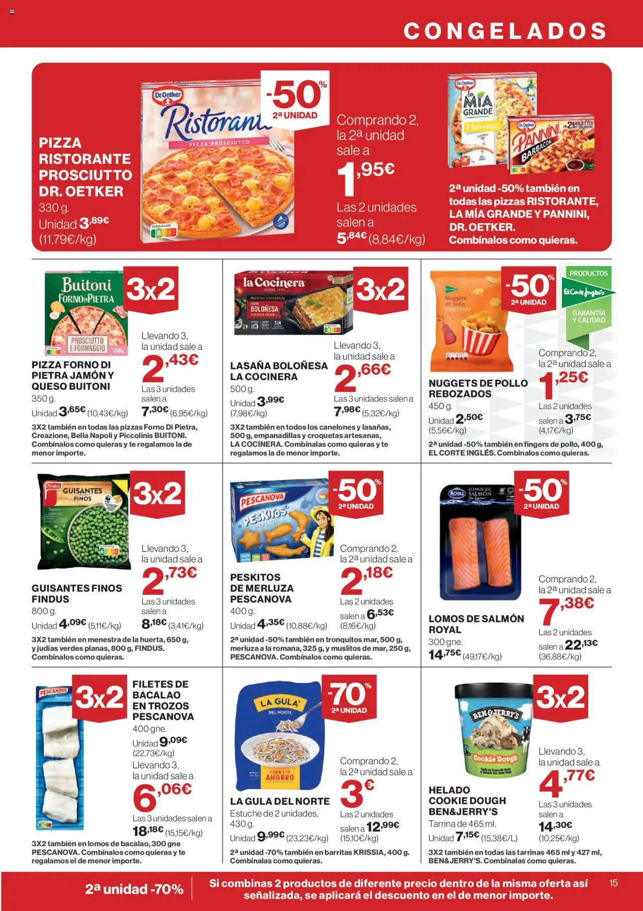 Supercor folleto │ válido desde el 25.09.2025 | Página: 15 | Productos: Jamón, Té, Canelones, Nuggets
