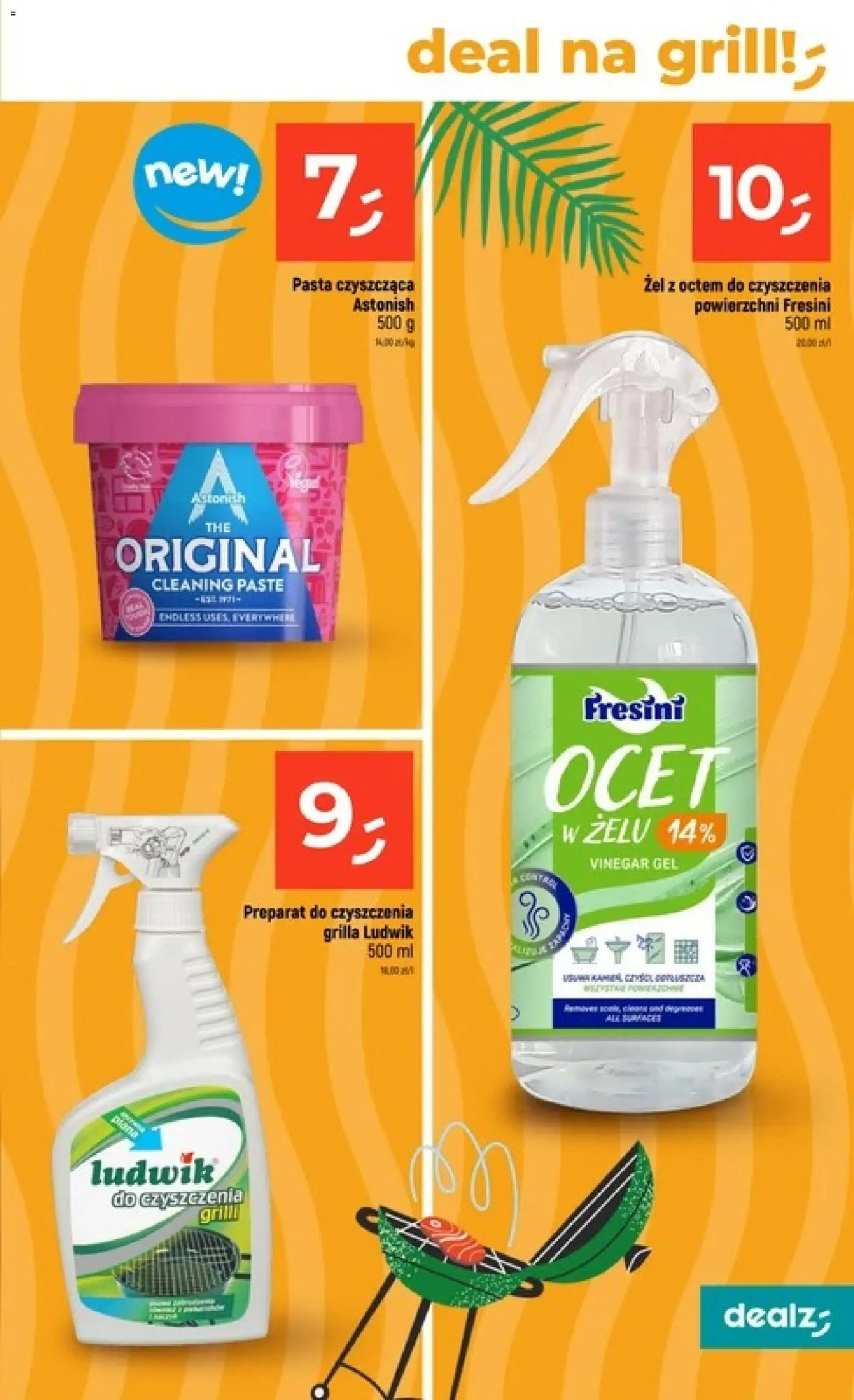 Dealz gazetka od 23.04.2026 | Strona: 31 | Produkty: Ocet, Grill