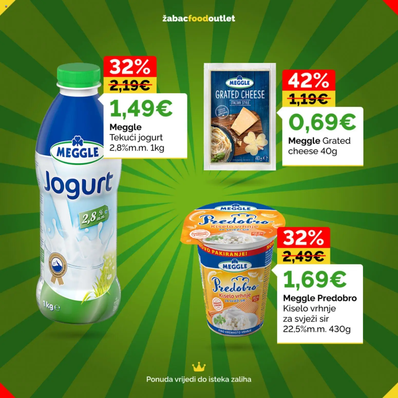 Žabac katalog | vrijedi od 02.03.2026 | Stranica: 3 | Proizvodi: Sir, Jogurt, Kiselo vrhnje, Svježi sir