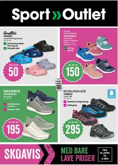 Forhåndsvisning av Sport Outlet kundeavis gyldig fra 14.04.2026