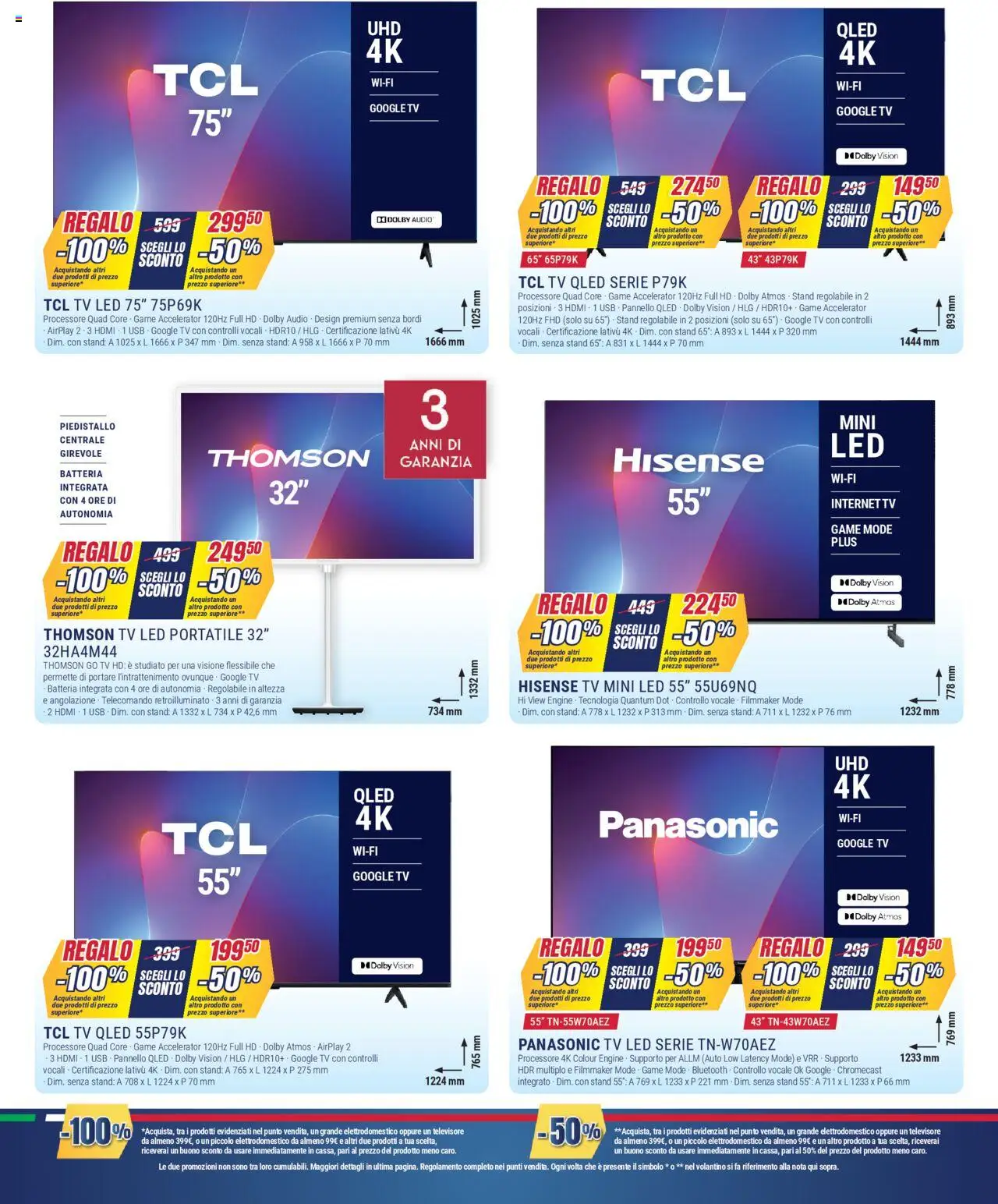 Volantino Trony del 03.07.2025 | Pagina: 5 | Prodotti: TV, Audio, USB, Batteria