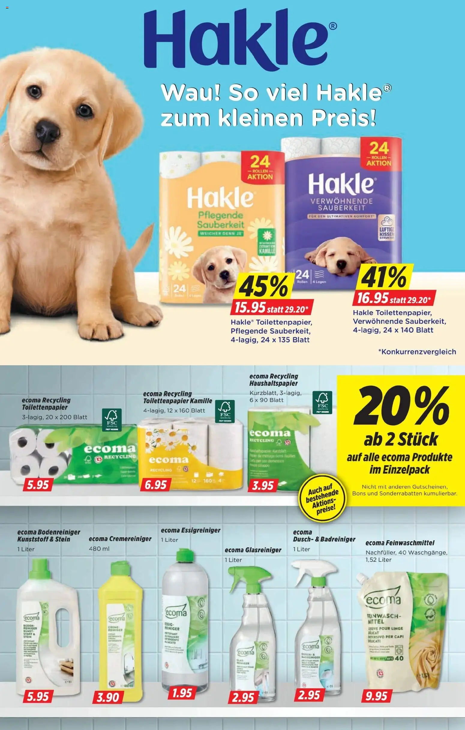 Denner Aktionen – gültig ab 04.11.2025 | Seite: 22 | Produkte: Kissen, Essig, Toilettenpapier