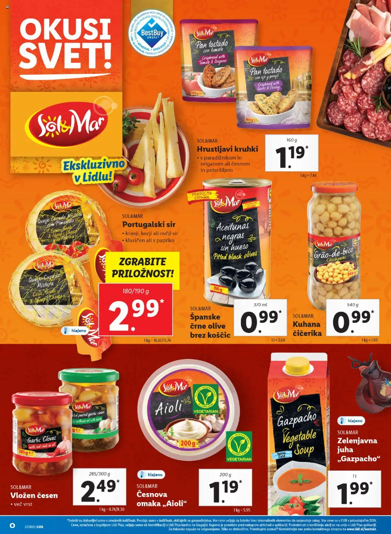 Lidl - Maribor │ velja od 03.07.2025 | Stran: 46 | Izdelki: Olive, Sir, Omaka, Cesen
