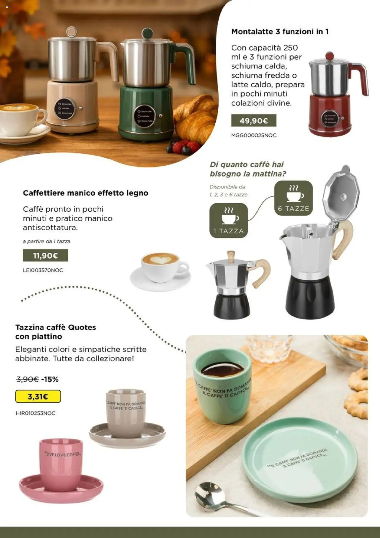 Volantino Kasanova del 16.09.2025 | Pagina: 15 | Prodotti: Caffè, Latte, Tazzina