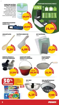 Noul catalog PENNY – valabil de la 17.09.2025 | Pagină: 5 | Produse: Congelator, Răzătoare, Role, Su sebili