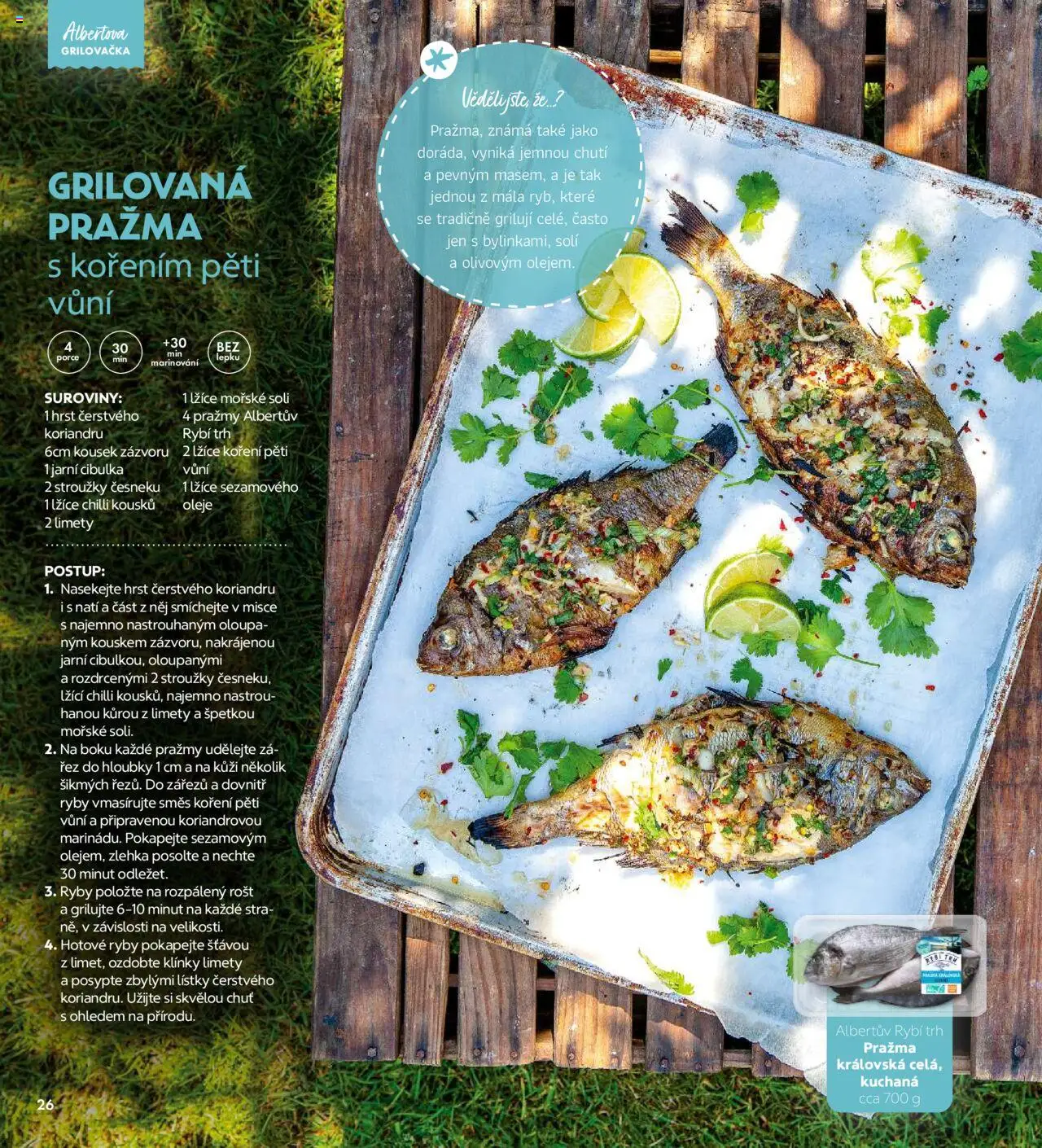 Albert magazín od 01.06.2025 | Strana: 26 | Produkty: Oleje, Ryby, Koření pěti vůní, Rošt
