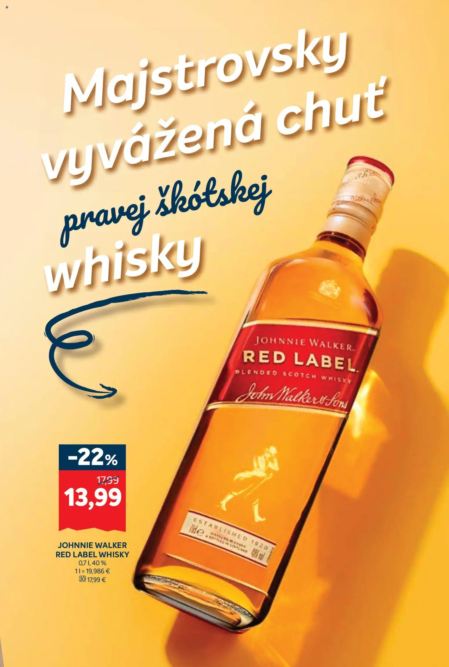 Nové Kraj akcie – leták je platný od 09.04.2026 | Strana: 12 | Produkty: Whisky
