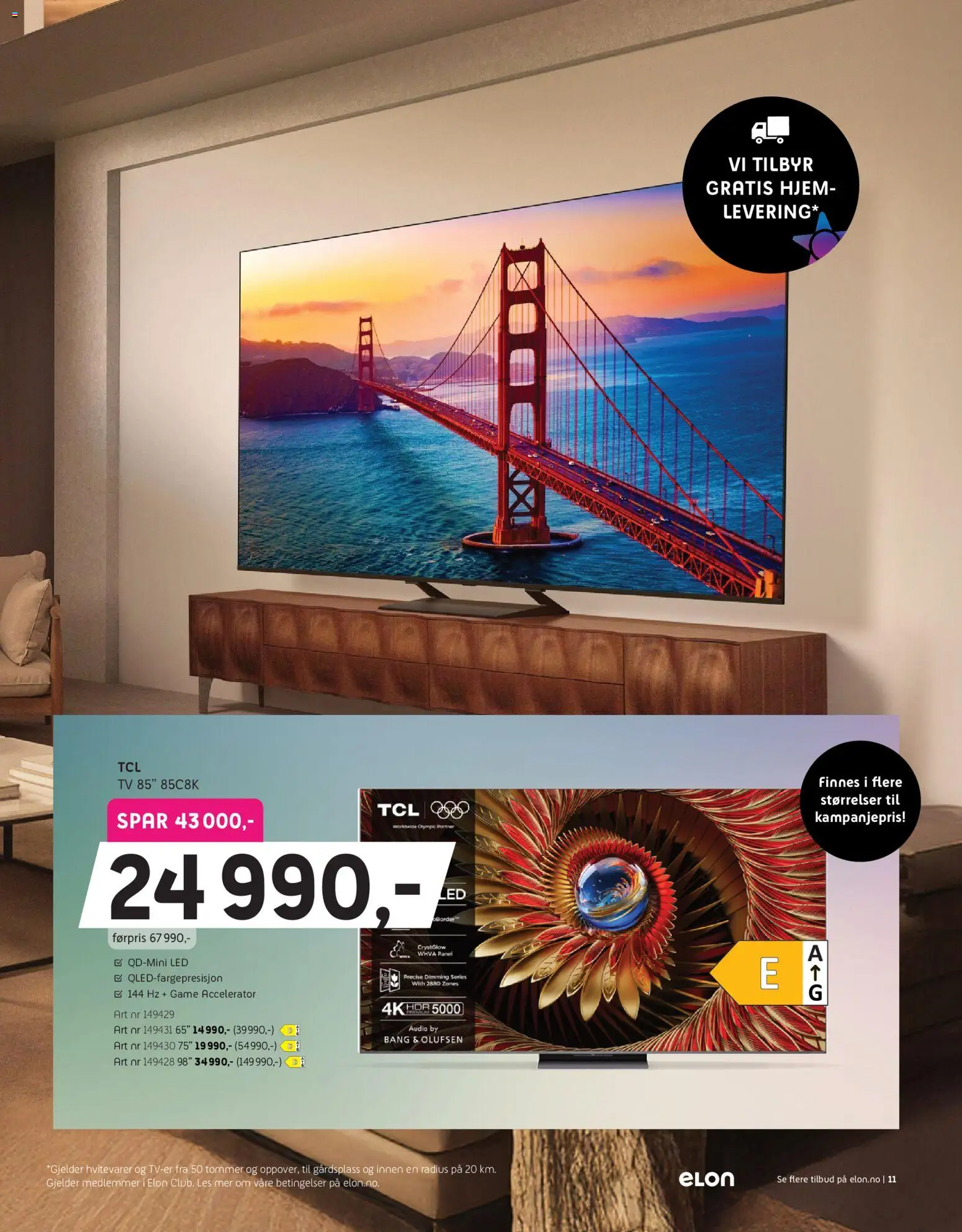 {H1} | Side: 11 | Produkter: Tv