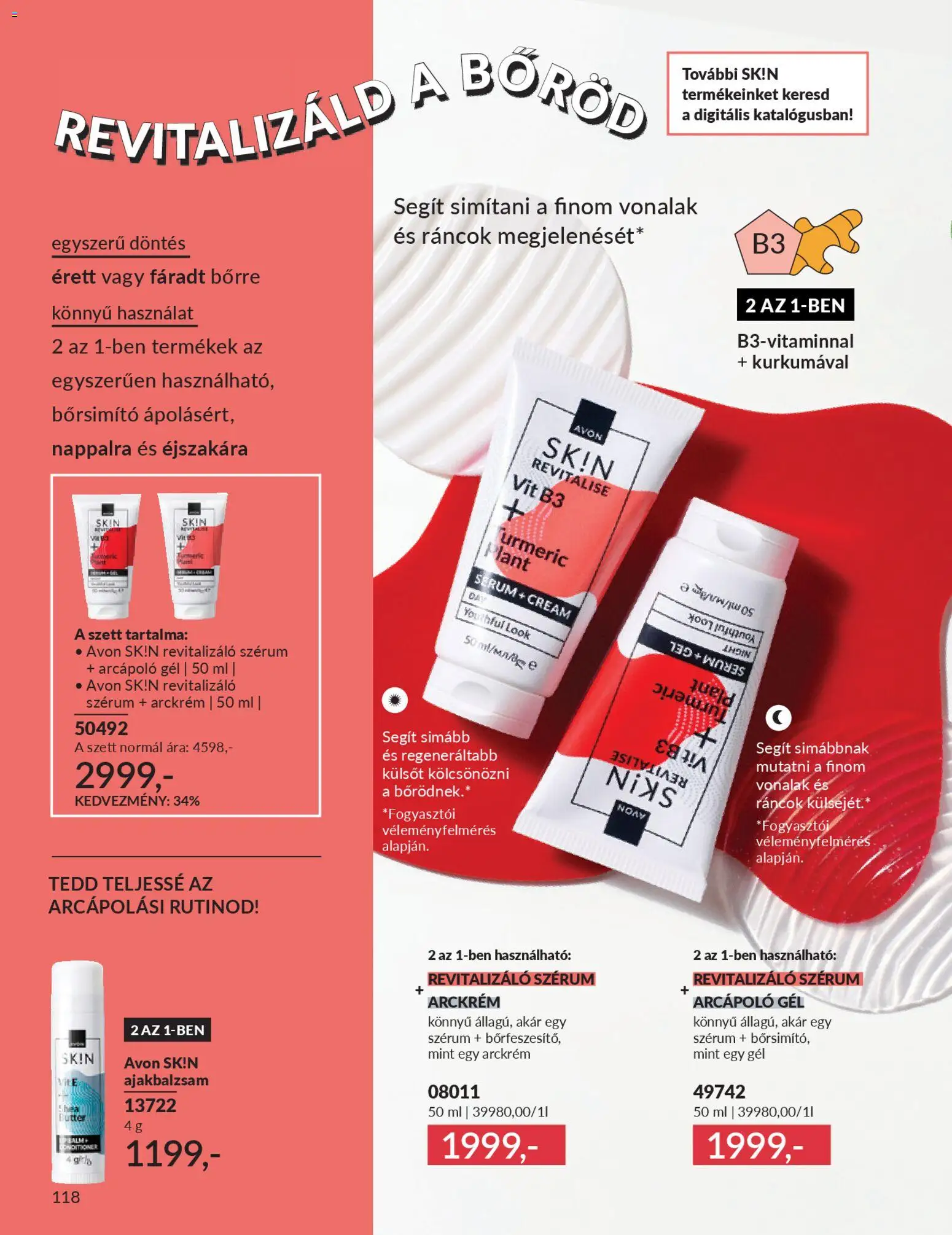 Avon akciós ujság - amely érvényes a következő dátumtól: 01.03.2026 | Oldal: 130 | Termékek: Arckrém