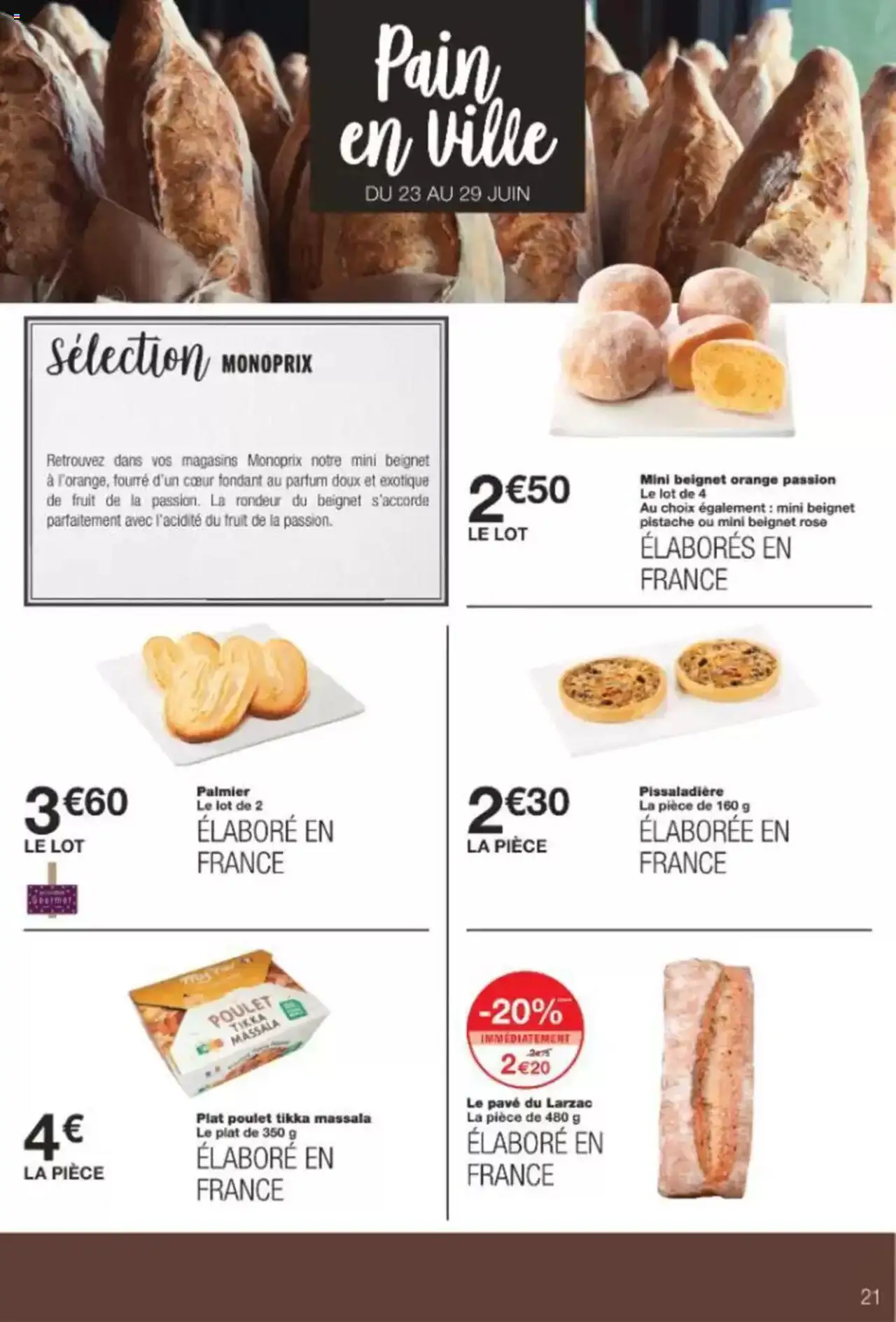  | Page: 21 | Produits: Donut, Orange, Parfum, Pain