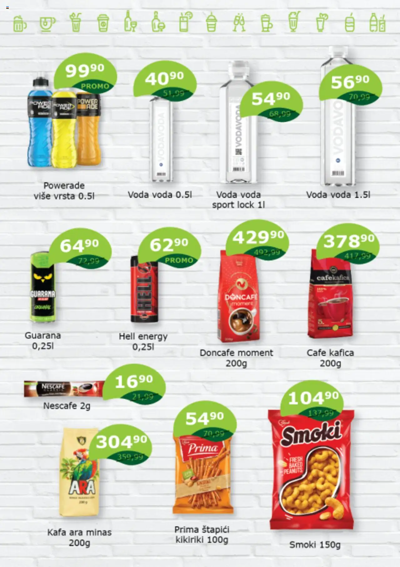 Valor katalog - važi od 16.06.2025 | Strana: 2 | Proizvode: Doncafe, Voda, Kikiriki, Guarana
