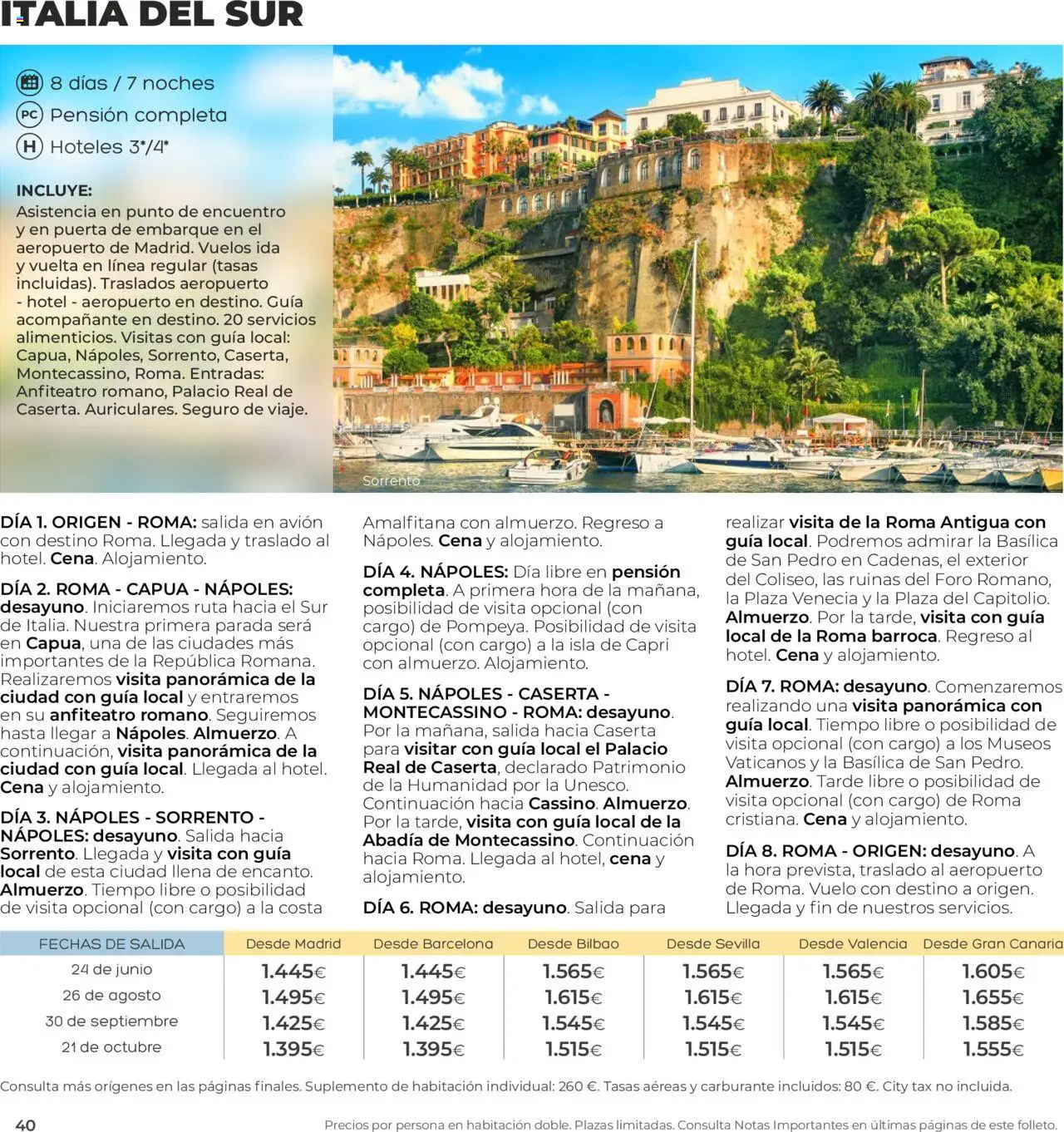 Viajes El Corte Inglés folleto │ válido desde el 01.04.2025 | Página: 40 | Productos: PC