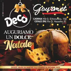 Anteprima del volantino Decò Gourmet - Sicilia catalogo valido a partire dal 16.12.2025