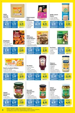 Makro Gazetka - Kupujesz więcej płacisz mniej od 05.08.2025 | Strona: 4 | Produkty: Wafle, Wafle ryżowe, Wafle tortowe, Majonez