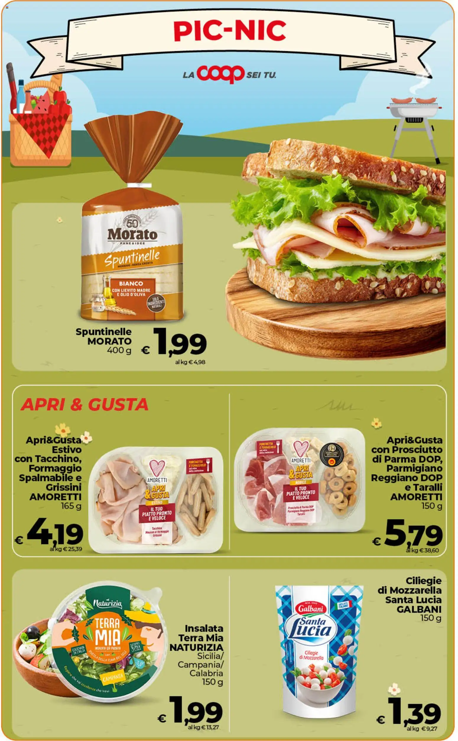 Volantino Ipercoop del 28.04.2026 | Pagina: 11 | Prodotti: Formaggio, Olio, Piatto, Parmigiano