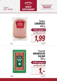 Radatz Flugblatt ab 23.02.2026 gültig