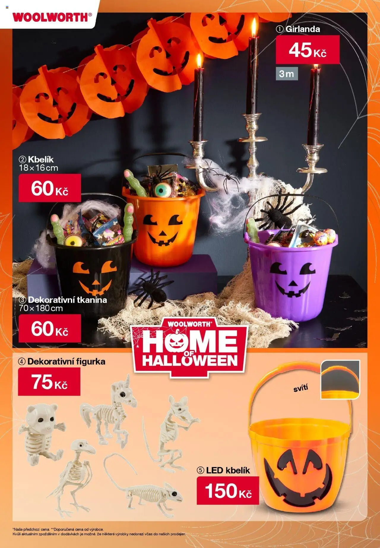 Woolworth leták od 03.10.2025 - akční nabídka | Strana: 16 | Produkty: Girlanda, Kbelík, LED