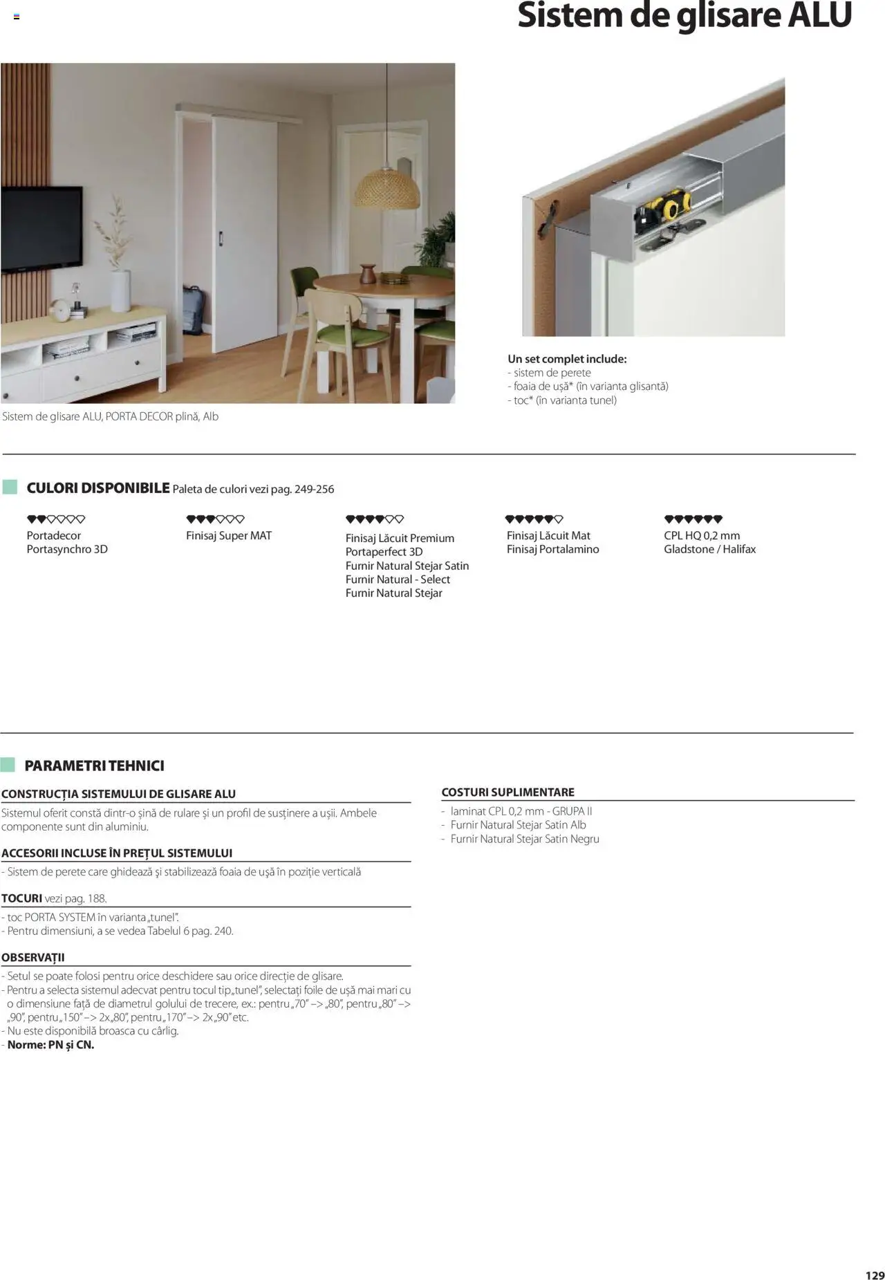 Catalog Proges – valabil de la 01.05.2025 | Pagină: 129 | Produse: Ușă