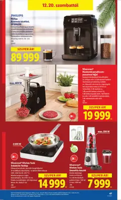 Lidl Akciós újság - amely érvényes a következő dátumtól: 18.12.2025 | Oldal: 47