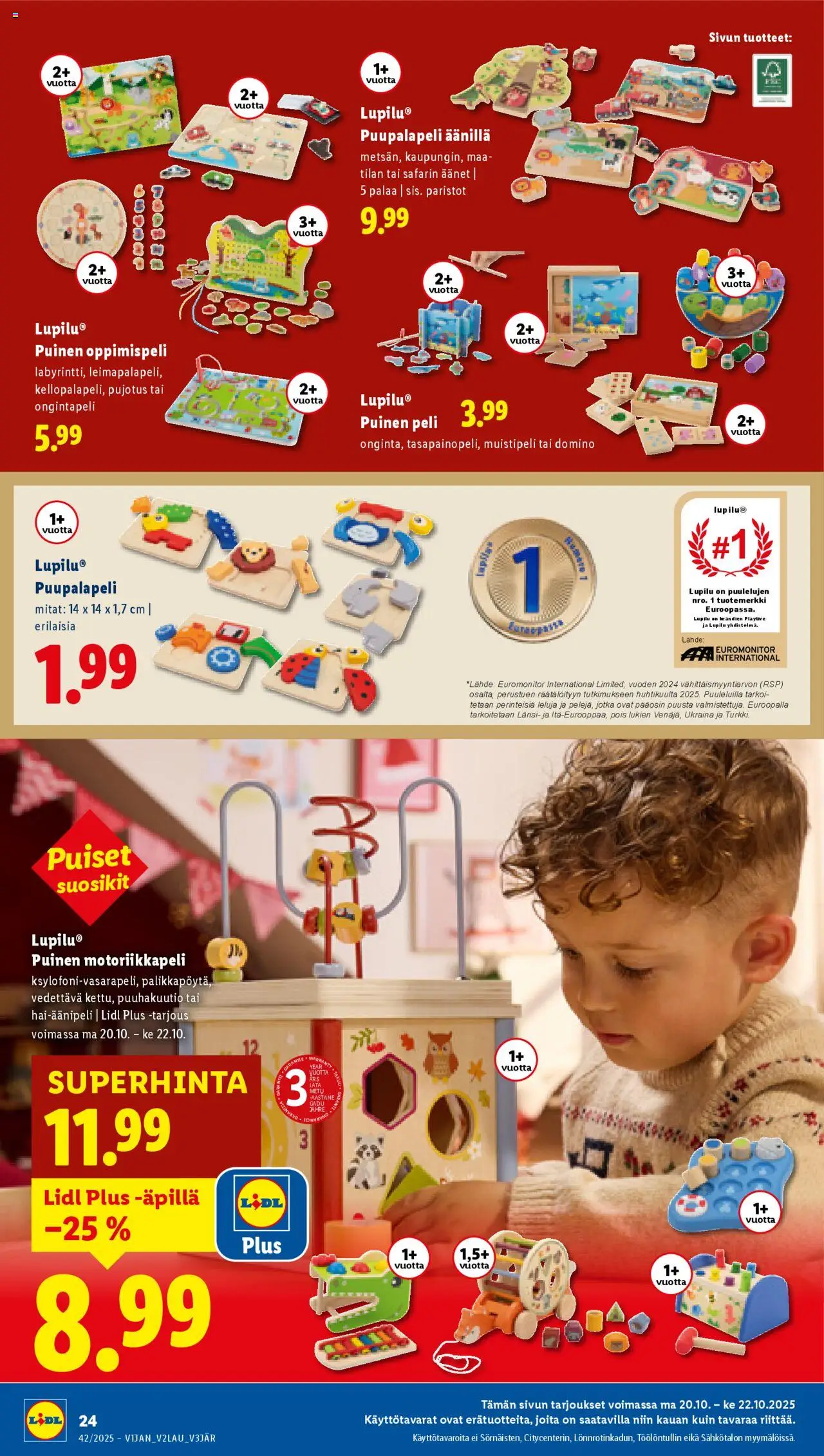 Lidl tarjoukset – voimassa 16.10.2025 alkaen | Sivu: 32 | Tuotteet: Paristot, Peli