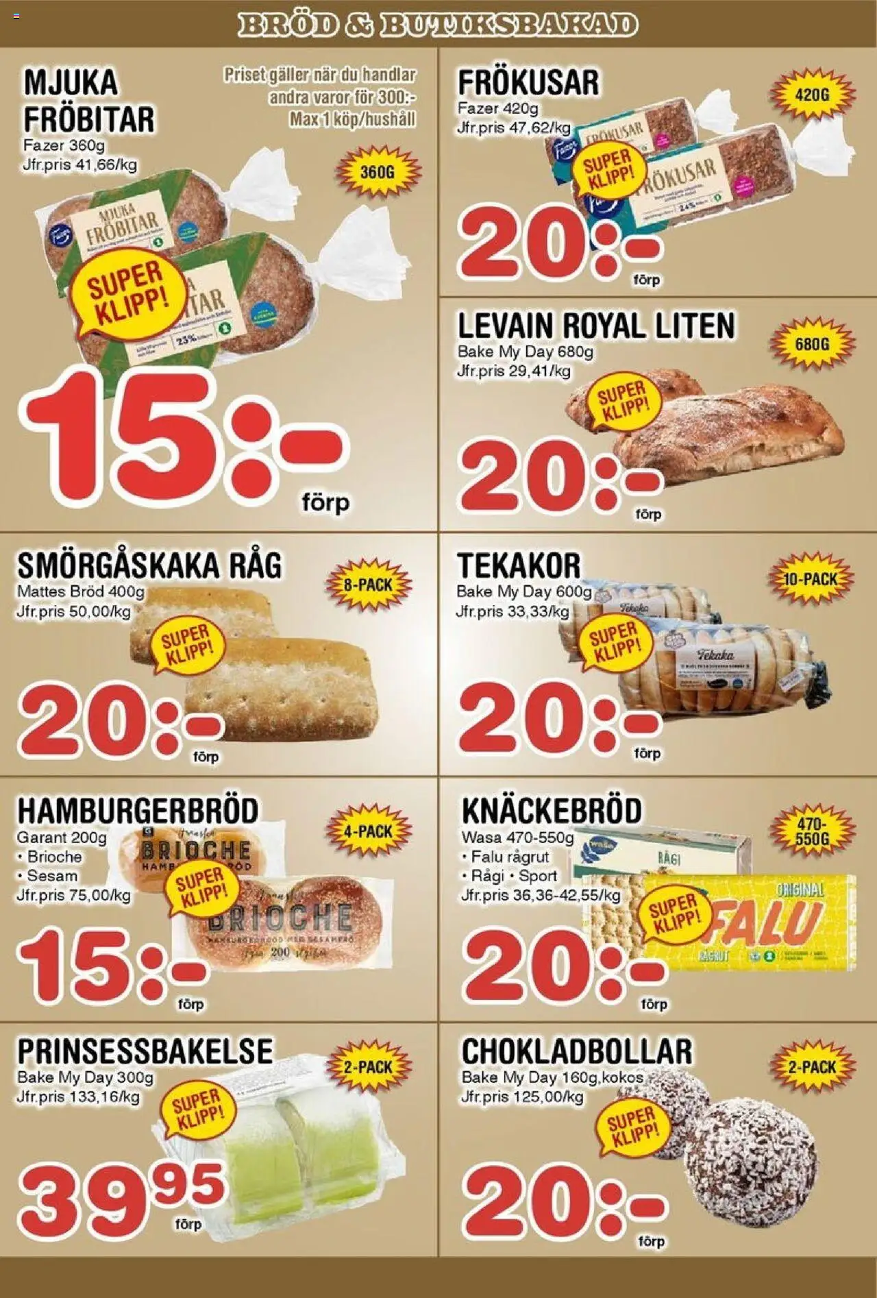 Nya Pulsen reklamblad aktuell från 06.10.2025 | Sida: 9 | Produkter: Knäckebröd, Hamburgerbröd, Levain, Bröd