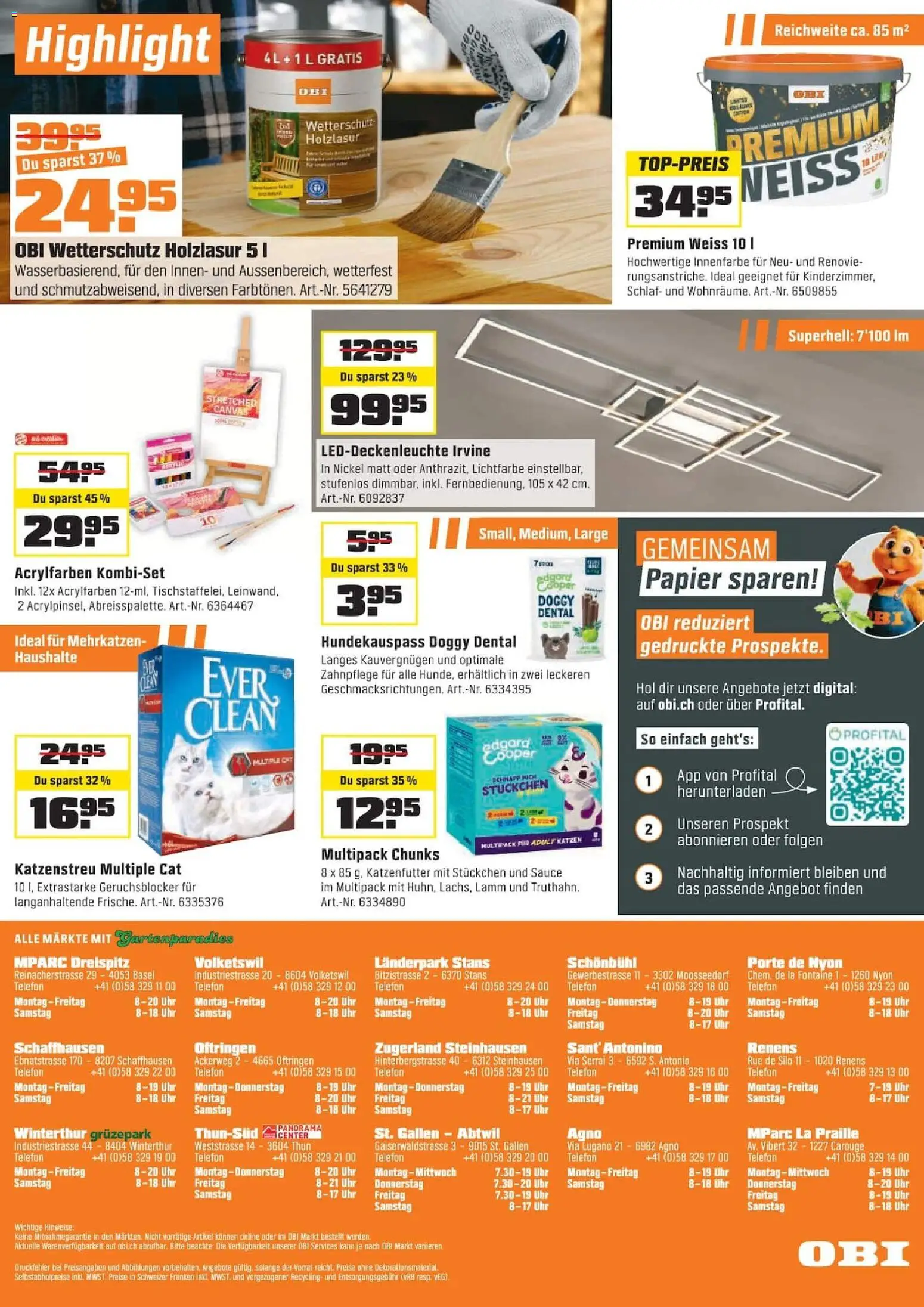 OBI aktionen Basel – gültig ab 31.03.2026 | Seite: 16 | Produkte: Telefon, Uhr