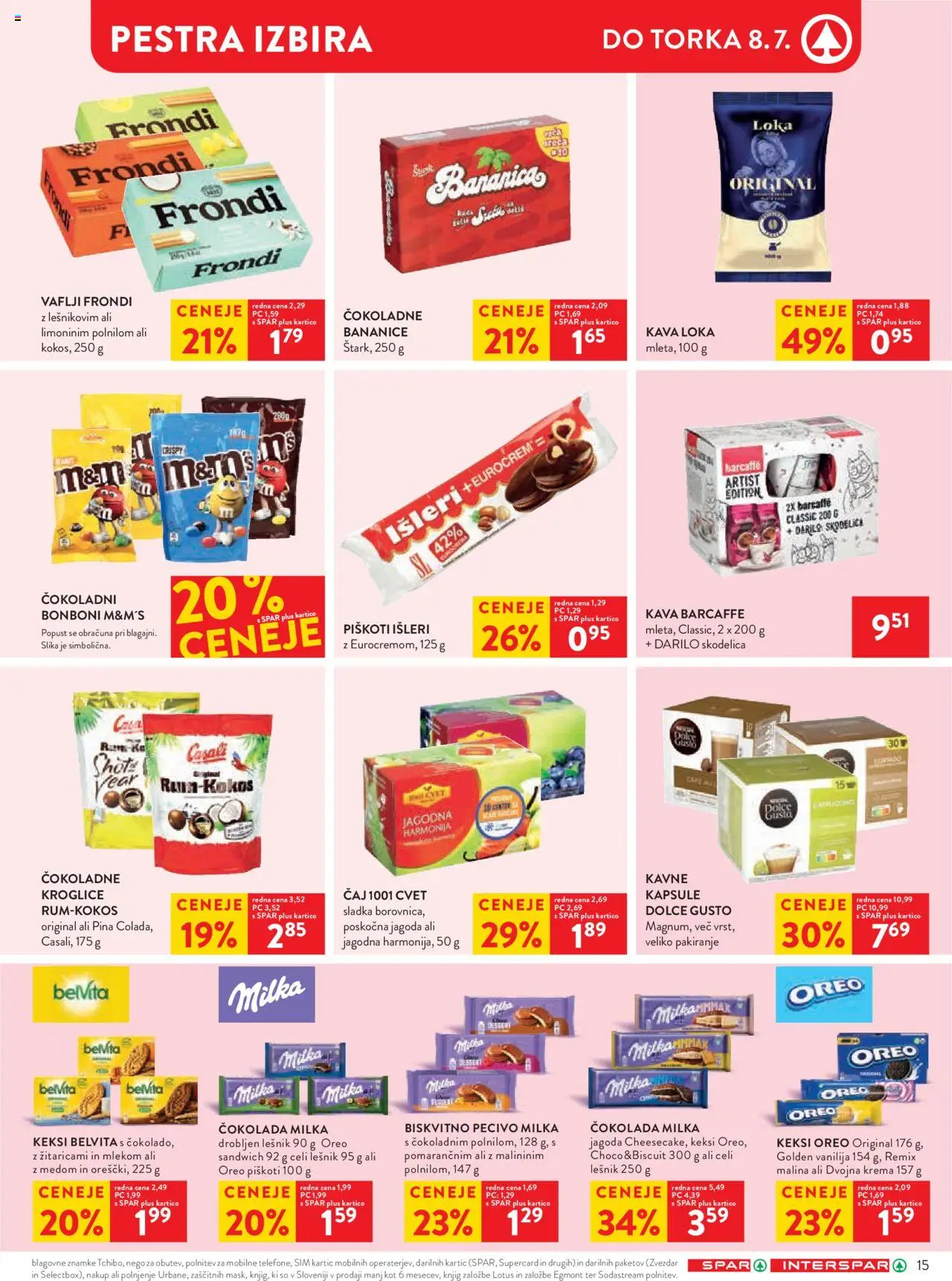 Spar katalog  27/25 │ velja od 02.07.2025 | Stran: 21 | Izdelki: Bonboni, Skodelica, Krema, Kava