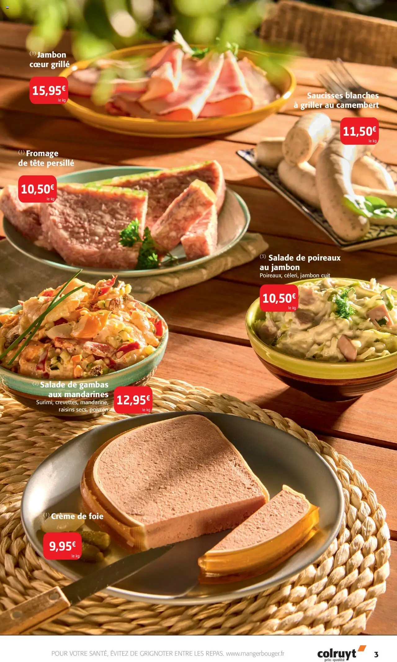 | Page: 3 | Produits: Salade, Poivron, Poireaux, Camembert