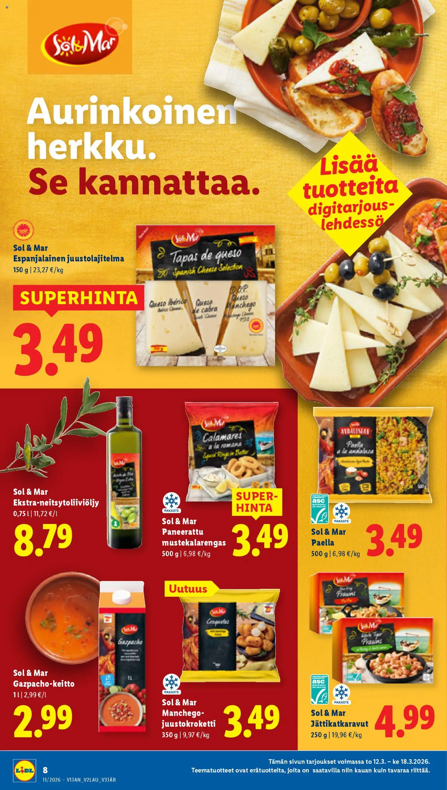 Lidl tarjoukset - Rovaniemi – voimassa 12.03.2026 alkaen | Sivu: 8