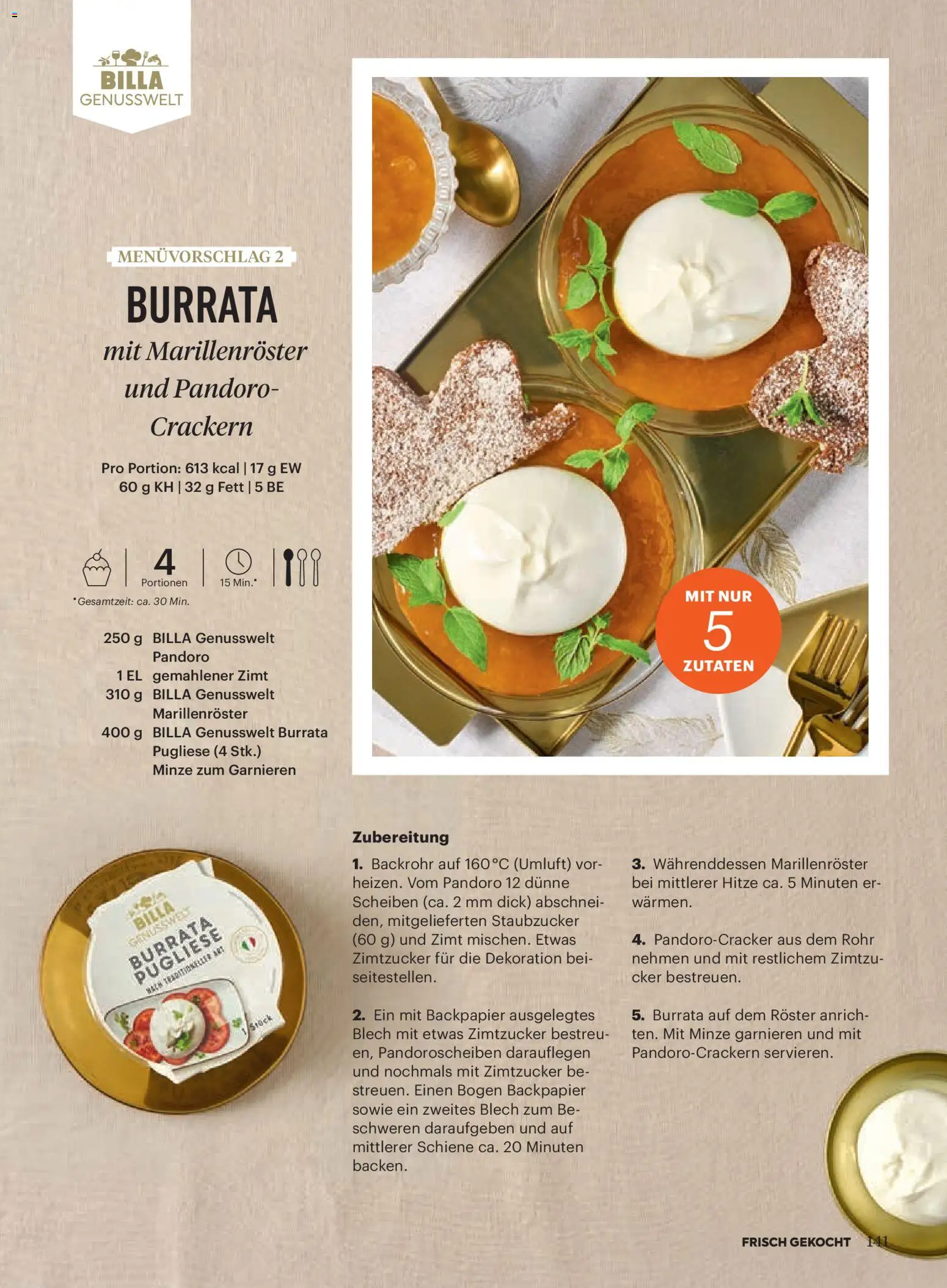 Billa AT akciós ujság - amely érvényes a következő dátumtól: 01.11.2025 | Oldal: 137 | Termékek: Burrata