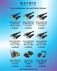 Matrix Warehouse specials catalogue – valid from 05.11.2025