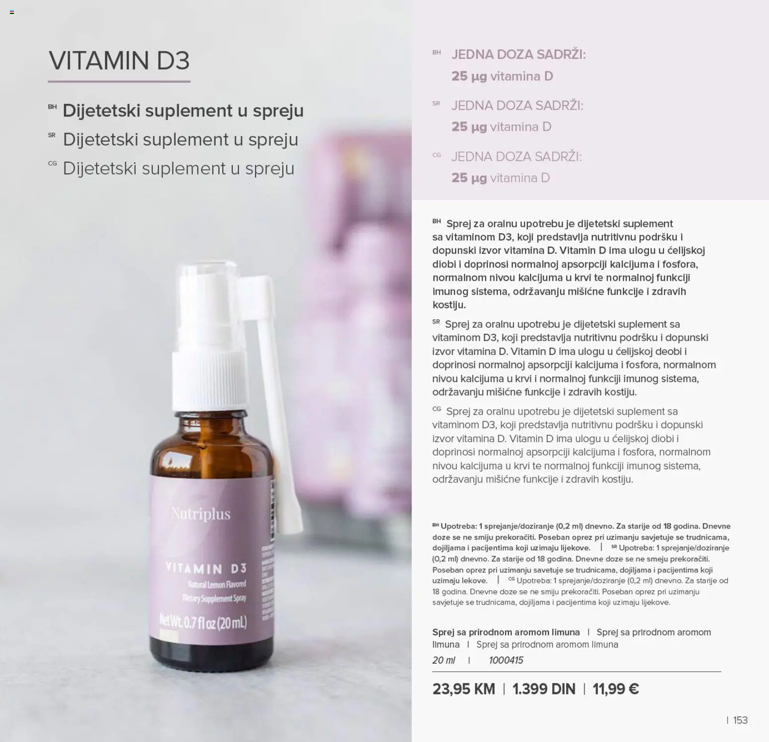 Farmasi katalog - važi od 01.01.2026 | Strana: 153