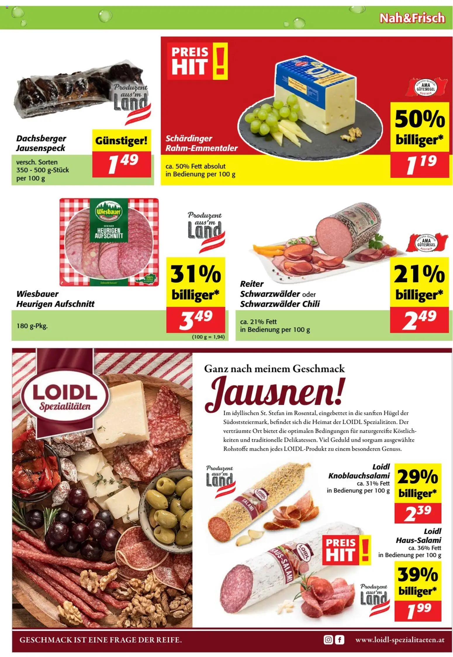 Nah und Frisch Flugblatt gültig ab 18.03.2026 | Seite: 3 | Produkte: Chili, Salami