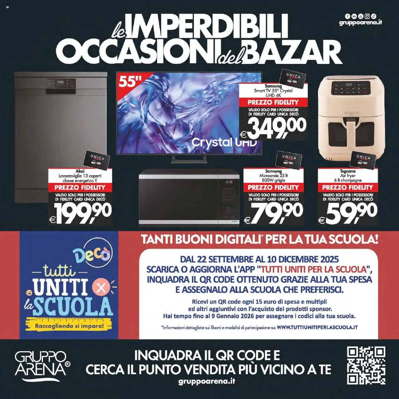 Volantino Decò del 03.10.2025 | Pagina: 40 | Prodotti: Tè, Champagne, TV, Samsung