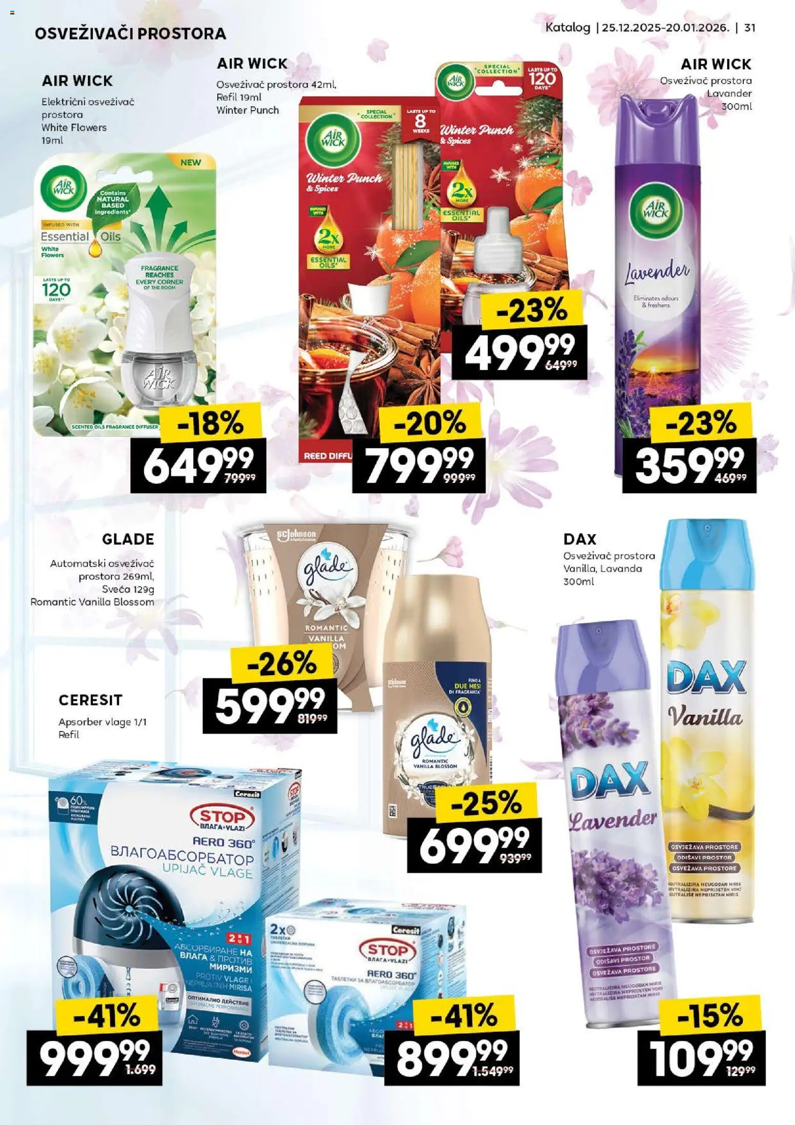 Roda katalog - važi od 25.12.2025 | Strana: 31 | Proizvode: Air wick, Miris, Osvezivac prostora