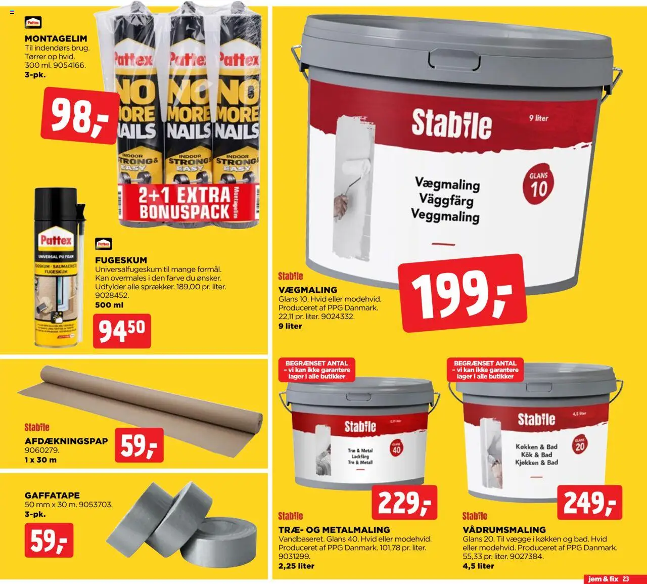 Jem & fix Tilbudsavis gyldig fra 10.08.2025 | Side: 23 | Produkter: Bad