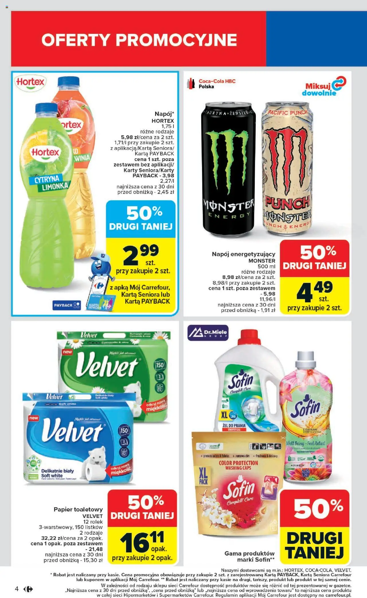 Carrefour Gazetka od 25.08.2025 | Strona: 4 | Produkty: Cytryna, Karta, Papier toaletowy, Aloes
