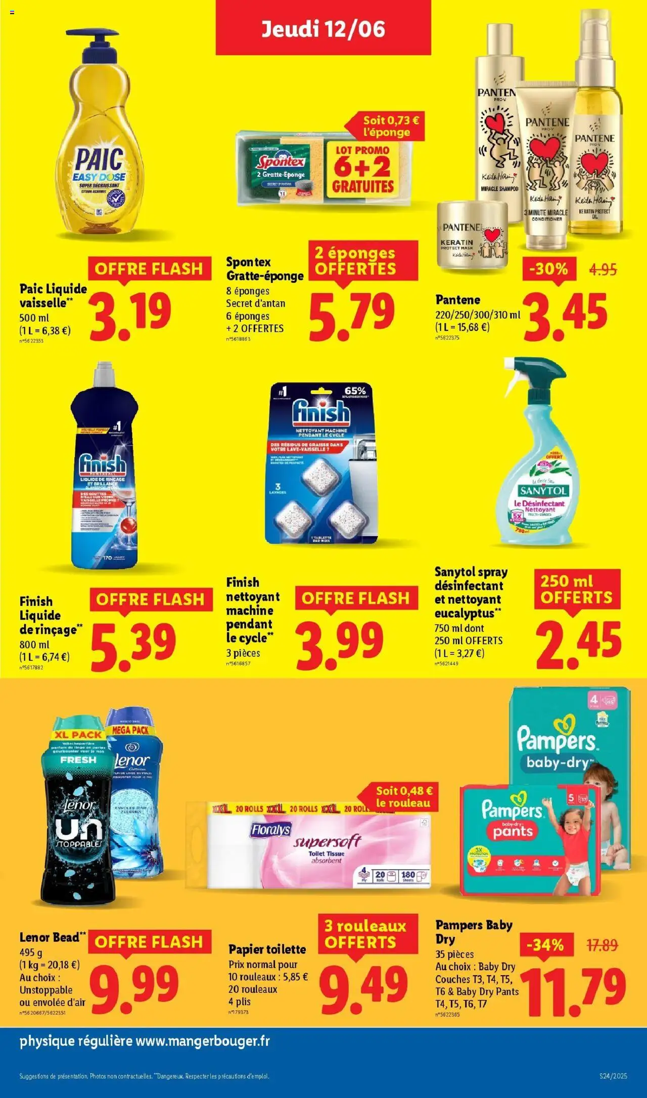  | Page: 25 | Produits: Pampers, Parfum, Papier Toilette Floralys, Rouleau